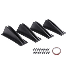 Load image into Gallery viewer, 4Pcs/Set Car Rear Bumper Strip Lip Dual Spoiler Diffuser Splitter Scratch Protector Anti-collision Protection
