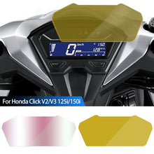 Load image into Gallery viewer, Motorcycle TPU Dashboard Screen Protector Cluster Scratch Screen Protection Film For Honda Click V2/V3 125i/150i
