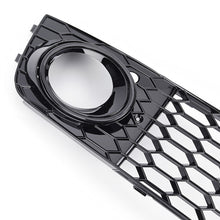 Load image into Gallery viewer, 2Pcs Car Honeycomb Mesh Fog Light Open Vent Grille Intake Cover Grill Parts for Audi A4 B8 RS4 2009 - 2012
