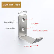Load image into Gallery viewer, Motorcycle Helmet Wall Mount Hook Racks Steel Multipurpose Hook Hanger Home Luggage Jacket Holders Kitchen Cabinet Shelf Hooks
