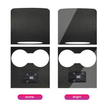 Load image into Gallery viewer, Car Interior Decoration Real Carbon Fiber Ultra Thin Car Center Console Cover Trim Sticker Fit For Tesla Model 3 Y 2021-23 Accessories
