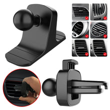 Load image into Gallery viewer, 17mm Ball Head Car Dashboard Phone Holder Bracket Mini Stand Base Fixed Air Vent Stand Converter Anti-skid Mount Car Accessories
