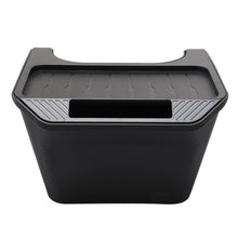 Load image into Gallery viewer, Car Rear Seat Storage Box Organizer Auto Center Console Bins Backseat Trash Can Garbage Bag Under Seat Tray for Tesla Model Y Accessories
