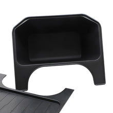 Load image into Gallery viewer, Car Rear Seat Storage Box Organizer Auto Center Console Bins Backseat Trash Can Garbage Bag Under Seat Tray for Tesla Model Y Accessories

