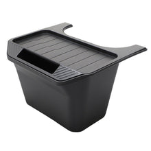 Load image into Gallery viewer, Car Rear Seat Storage Box Organizer Auto Center Console Bins Backseat Trash Can Garbage Bag Under Seat Tray for Tesla Model Y Accessories
