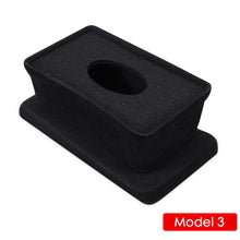 Load image into Gallery viewer, Car Rear Center Console Organizer Tray Flocking Rear Seat Storage Box with Cover Trash Case Can Garbage Bag For Tesla Model 3 Y Accessories
