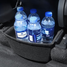 Load image into Gallery viewer, Car Rear Center Console Organizer Tray Flocking Rear Seat Storage Box with Cover Trash Case Can Garbage Bag For Tesla Model 3 Y Accessories
