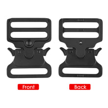 Load image into Gallery viewer, Men Tactical Webbing Belt Accessories 50/52mm Nylon Zinc Metal Quick Release Buckle Outdoor Combat Training Tactical Belt Buckle
