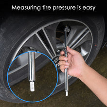 Load image into Gallery viewer, 10-160PSI Dual Chuck Head Vehicle Truck Service Tire Air Pressure Gauge Tool Truck Air Gage Accurate Wheel Tester Ruler Alloy for Car Van Bike
