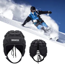 Load image into Gallery viewer, 1PC EVA Adjustable Anti-Collision Shock-Absorbing Ski Cap Soccer Goalkeeper Rugby Riding Helmet Sports Protective Equipment
