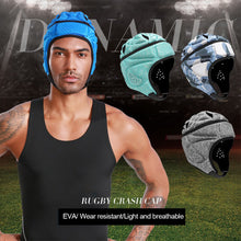 Load image into Gallery viewer, 1PC American Football Crash Helmet Outdoor Sports Hockey Soccer Goalkeepers Adjustable EVA Headcap Sports Protective Gear
