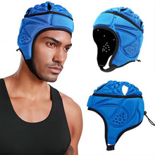 Load image into Gallery viewer, 1PC American Football Crash Helmet Outdoor Sports Hockey Soccer Goalkeepers Adjustable EVA Headcap Sports Protective Gear
