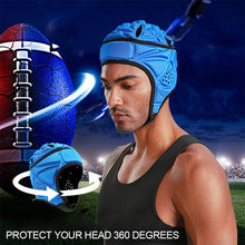 Load image into Gallery viewer, 1PC American Football Crash Helmet Outdoor Sports Hockey Soccer Goalkeepers Adjustable EVA Headcap Sports Protective Gear
