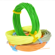 Load image into Gallery viewer, 30M/100FT Multi-Color Fly Fishing Main Line WF4F-WF8F Weight Front No Connection Float Main Line Fishing Accessories
