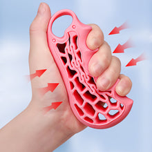 Load image into Gallery viewer, 1PC Portable Cellular Hole-Shaped Grip Device Silicone Hand Strength Training Equipment Rehabilitation Training Tool Student Stress Reliever 10/30/50LB
