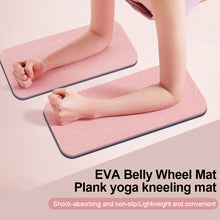 Load image into Gallery viewer, 1PC 34*17CM TPE Belly Wheel Mat Plank Yoga Kneeling Mat EVA Home Sports Fitness Non-Slip Knee Pads
