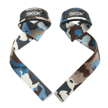 Load image into Gallery viewer, 1Pair Camo Sports Booster Strap Fitness Pull-Up Horizontal Bar Strength Training Hard Pull Strap Anti-Slip Wear-Resistant Grip Band
