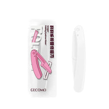 Load image into Gallery viewer, Folding Eyebrow Trimmer Anti Scratch Macro Stainless Steel Eyebrow Trimmer Safe Portable Eyebrow Trimming Knife Beauty Tool
