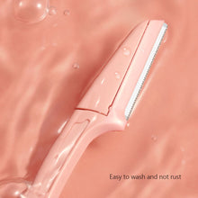Load image into Gallery viewer, Folding Eyebrow Trimmer Anti Scratch Macro Stainless Steel Eyebrow Trimmer Safe Portable Eyebrow Trimming Knife Beauty Tool

