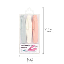 Load image into Gallery viewer, Folding Eyebrow Trimmer Anti Scratch Macro Stainless Steel Eyebrow Trimmer Safe Portable Eyebrow Trimming Knife Beauty Tool
