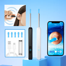 Load image into Gallery viewer, Intelligent High-definition Visual Wireless Ear Pick Rechargeable Luminous Ear Endoscope Ear Wax Removal Ear Cleaner Tool
