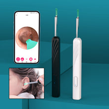 Load image into Gallery viewer, Intelligent Wireless Visual Ear Pick Rechargeable Luminous High Definition Endoscope Silicone Soft Ear Spoon Ear Wax Cleaning Tool
