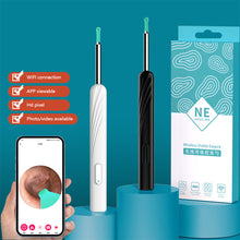 Load image into Gallery viewer, Intelligent Wireless Visual Ear Pick Rechargeable Luminous High Definition Endoscope Silicone Soft Ear Spoon Ear Wax Cleaning Tool
