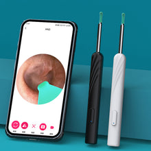 Load image into Gallery viewer, Intelligent Wireless Visual Ear Pick Rechargeable Luminous High Definition Endoscope Silicone Soft Ear Spoon Ear Wax Cleaning Tool
