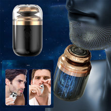 Load image into Gallery viewer, 2-in-1 Mini Shaver Nose Hair Trimmer USB Rechargeable Electric Razor Nose Hair Trimmer Washable Detachable Beard Trimmer
