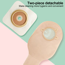 Load image into Gallery viewer, Two Piece Open Artificial Anal Ostomy Pocket for Medical Drainage Drainable Pouches with Hoop Barriers Ostomy Supplies Health Care
