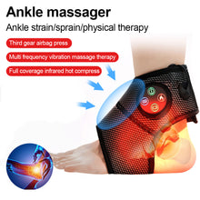 Load image into Gallery viewer, Ankle Massager Movement Compression Vibration Heating Ankle Tendon Therapy Device Plantar Joint Sprain Ankle Protection
