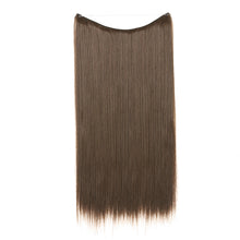 Load image into Gallery viewer, Synthetic Hair Extension Adjusted One Piece Wig Invisible Long Straight Hair fish wire Wig Not Easy To Break Women's Gradient Colored Wigs
