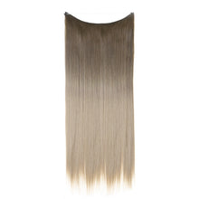 Load image into Gallery viewer, Synthetic Hair Extension Adjusted One Piece Wig Invisible Long Straight Hair fish wire Wig Not Easy To Break Women's Gradient Colored Wigs
