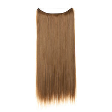Load image into Gallery viewer, Synthetic Hair Extension Adjusted One Piece Wig Invisible Long Straight Hair fish wire Wig Not Easy To Break Women's Gradient Colored Wigs
