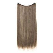 Load image into Gallery viewer, Synthetic Hair Extension Adjusted One Piece Wig Invisible Long Straight Hair fish wire Wig Not Easy To Break Women's Gradient Colored Wigs
