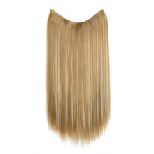 Load image into Gallery viewer, Synthetic Hair Extension Adjusted One Piece Wig Invisible Long Straight Hair fish wire Wig Not Easy To Break Women's Gradient Colored Wigs
