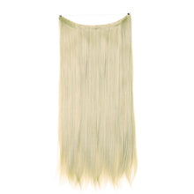 Load image into Gallery viewer, Synthetic Hair Extension Adjusted One Piece Wig Invisible Long Straight Hair fish wire Wig Not Easy To Break Women's Gradient Colored Wigs
