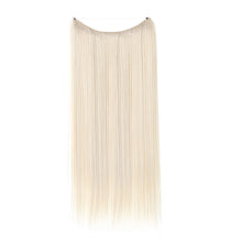 Load image into Gallery viewer, Synthetic Hair Extension Adjusted One Piece Wig Invisible Long Straight Hair fish wire Wig Not Easy To Break Women's Gradient Colored Wigs
