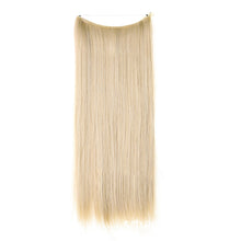 Load image into Gallery viewer, Synthetic Hair Extension Adjusted One Piece Wig Invisible Long Straight Hair fish wire Wig Not Easy To Break Women's Gradient Colored Wigs
