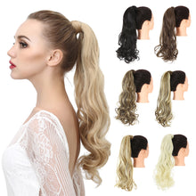 Load image into Gallery viewer, Ponytail Hair Extension Synthetic Long Natural Wavy Wig for Women Heat Resistant Wrap Around Ponytails False Hair Pieces
