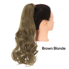Load image into Gallery viewer, Ponytail Hair Extension Synthetic Long Natural Wavy Wig for Women Heat Resistant Wrap Around Ponytails False Hair Pieces
