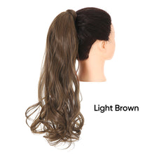Load image into Gallery viewer, Ponytail Hair Extension Synthetic Long Natural Wavy Wig for Women Heat Resistant Wrap Around Ponytails False Hair Pieces
