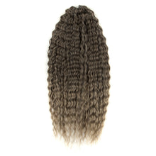 Load image into Gallery viewer, 3pcs/bag 22 Inch Gradient Curly Hair Ariel Hair Water Wave Twist Crochet Hair Synthetic Braid Hair Blonde Pink Deep Wave Braiding Hair Extension
