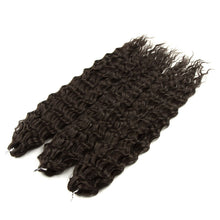 Load image into Gallery viewer, 3pcs/bag 22 Inch Gradient Curly Hair Ariel Hair Water Wave Twist Crochet Hair Synthetic Braid Hair Blonde Pink Deep Wave Braiding Hair Extension
