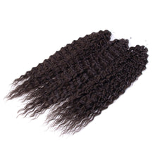 Load image into Gallery viewer, 3pcs/bag 22 Inch Gradient Curly Hair Ariel Hair Water Wave Twist Crochet Hair Synthetic Braid Hair Blonde Pink Deep Wave Braiding Hair Extension
