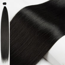 Load image into Gallery viewer, Fashion Gradient Straight Hair Extensions Ombre Blonde Hair Bundles Super Long Hair Synthetic 24 Inch Straight Women False Hair Piece
