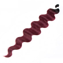 Load image into Gallery viewer, Fashion Wave Curly Hair Wave Ponytail Hair Bundles Soft Long Synthetic Hair Weave Ombre Brown Blonde 26 Inch Hair Extensions
