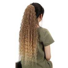 Load image into Gallery viewer, Hair Extensions Fashion Long Women Hair Curtains Loose Deep Wave Hair Bundles Extensions Chemical Fiber Curly Wigs False Hair Piece
