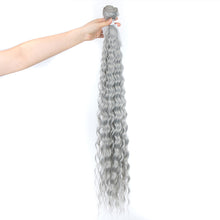 Load image into Gallery viewer, Hair Extensions Fashion Long Women Hair Curtains Loose Deep Wave Hair Bundles Extensions Chemical Fiber Curly Wigs False Hair Piece
