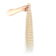 Load image into Gallery viewer, Hair Extensions Fashion Long Women Hair Curtains Loose Deep Wave Hair Bundles Extensions Chemical Fiber Curly Wigs False Hair Piece
